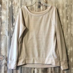 Athletic Works Youth Girls LS Pink/White Top Shirt Size M (7/8)